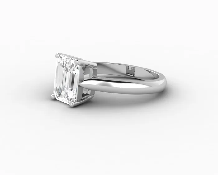 Sapheena Jewelry Rings Caterina 25 Ct Solitaire Emerald Cut Engagement Ring