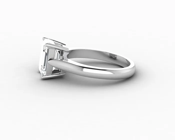 Sapheena Jewelry Rings Caterina 25 Ct Solitaire Emerald Cut Engagement Ring