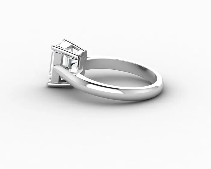 Sapheena Jewelry Rings Caterina 25 Ct Solitaire Emerald Cut Engagement Ring