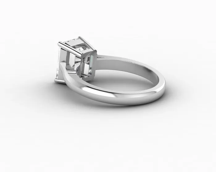Sapheena Jewelry Rings Caterina 25 Ct Solitaire Emerald Cut Engagement Ring