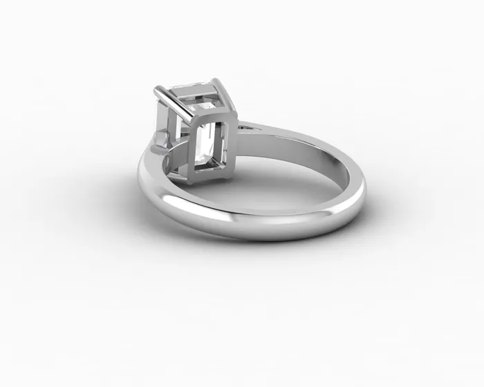 Sapheena Jewelry Rings Caterina 25 Ct Solitaire Emerald Cut Engagement Ring