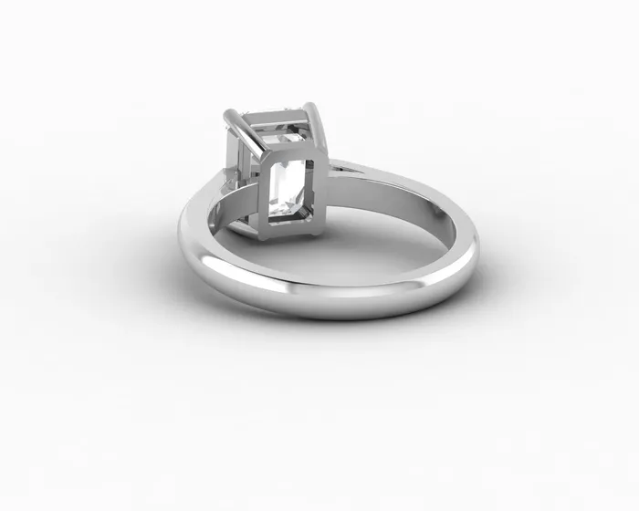 Sapheena Jewelry Rings Caterina 25 Ct Solitaire Emerald Cut Engagement Ring