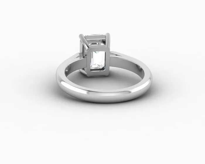 Sapheena Jewelry Rings Caterina 25 Ct Solitaire Emerald Cut Engagement Ring