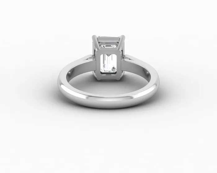 Sapheena Jewelry Rings Caterina 25 Ct Solitaire Emerald Cut Engagement Ring