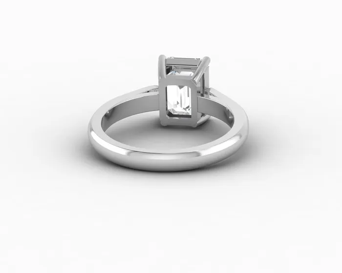 Sapheena Jewelry Rings Caterina 25 Ct Solitaire Emerald Cut Engagement Ring