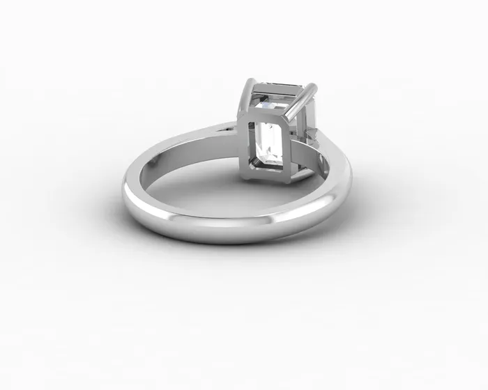 Sapheena Jewelry Rings Caterina 25 Ct Solitaire Emerald Cut Engagement Ring