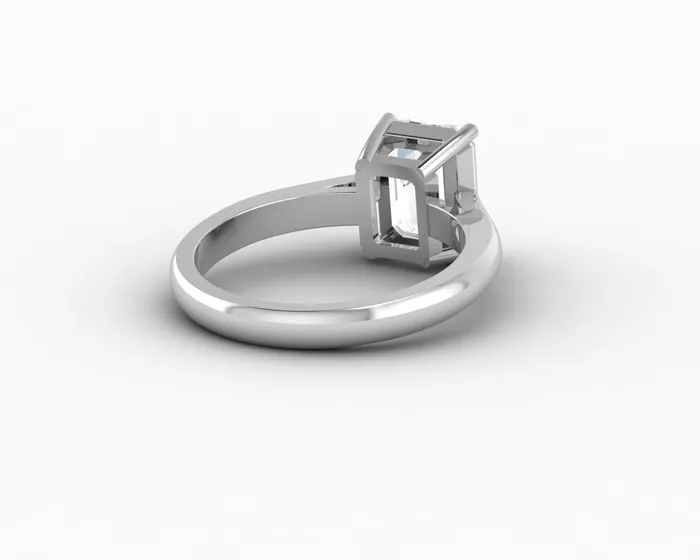 Sapheena Jewelry Rings Caterina 25 Ct Solitaire Emerald Cut Engagement Ring