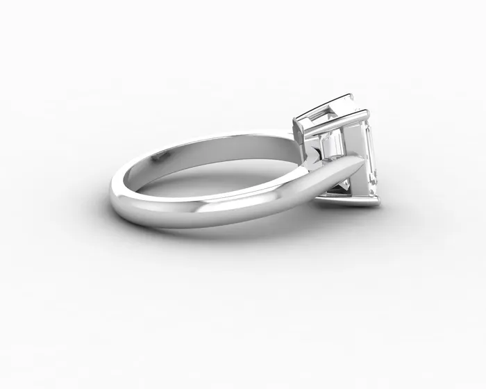 Sapheena Jewelry Rings Caterina 25 Ct Solitaire Emerald Cut Engagement Ring