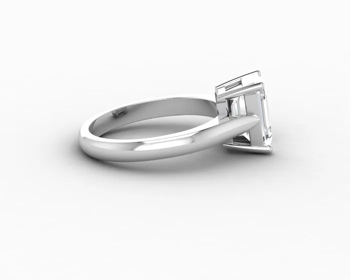 Sapheena Jewelry Rings Caterina 25 Ct Solitaire Emerald Cut Engagement Ring