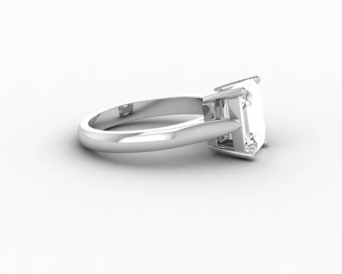 Sapheena Jewelry Rings Caterina 25 Ct Solitaire Emerald Cut Engagement Ring