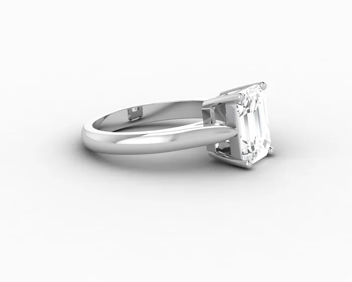 Sapheena Jewelry Rings Caterina 25 Ct Solitaire Emerald Cut Engagement Ring