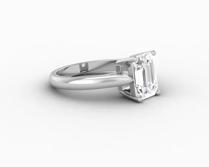 Sapheena Jewelry Rings Caterina 25 Ct Solitaire Emerald Cut Engagement Ring