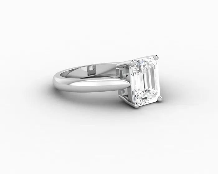 Sapheena Jewelry Rings Caterina 25 Ct Solitaire Emerald Cut Engagement Ring