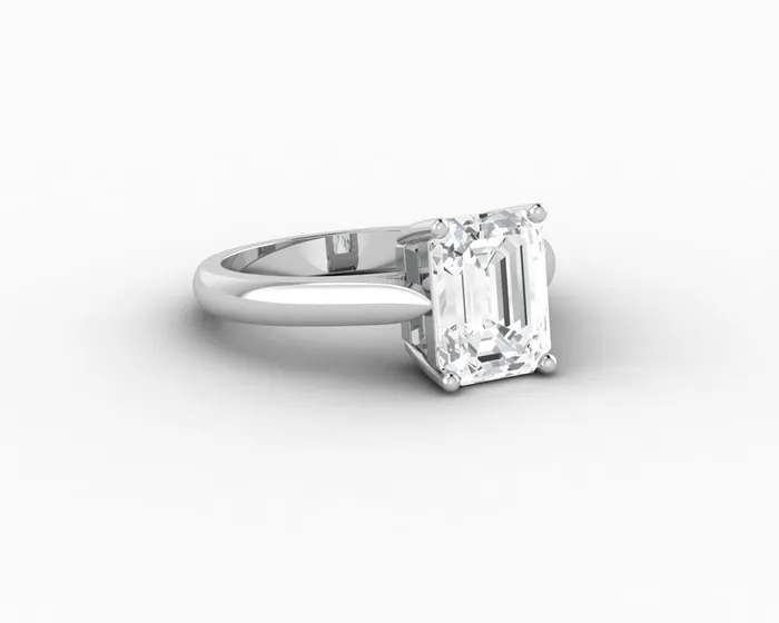 Sapheena Jewelry Rings Caterina 25 Ct Solitaire Emerald Cut Engagement Ring