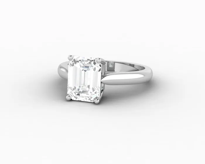 Sapheena Jewelry Rings Caterina 25 Ct Solitaire Emerald Cut Engagement Ring