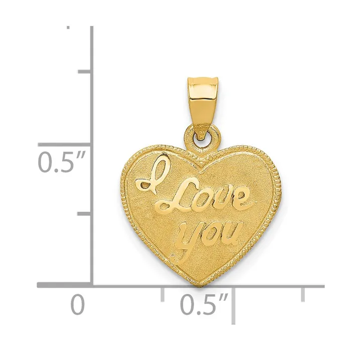 Goldia Necklaces 14k Yellow Gold Heart Pendant