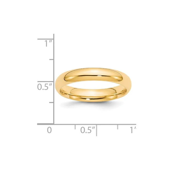Goldia Solid 14K Yellow Gold 4mm Comfort Fit MensWomens Wedding Band Ring Size 6 Rings Goldia Solid 14K Yellow Gold 4mm Comfort Fit MensWomens Wedding Band Ring Size 6 Rings
