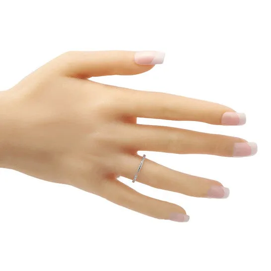 JMS always Rings Original LB Exclusive 14K White Gold 065ct Diamond Eternity Band Ring JMS always Rings Original LB Exclusive 14K White Gold 065ct Diamond Eternity Band Ring