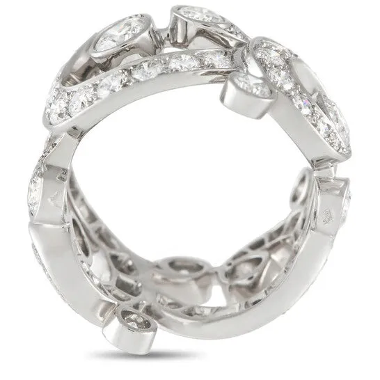 Original PreOwned Cartier Boudoir Platinum 475ct Diamond Swirl Eternity Ring JMS always Rings Original PreOwned Cartier Boudoir Platinum 475ct Diamond Swirl Eternity Ring JMS always Rings