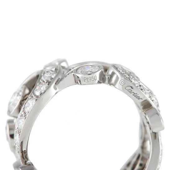 Original PreOwned Cartier Boudoir Platinum 475ct Diamond Swirl Eternity Ring JMS always Rings Original PreOwned Cartier Boudoir Platinum 475ct Diamond Swirl Eternity Ring JMS always Rings
