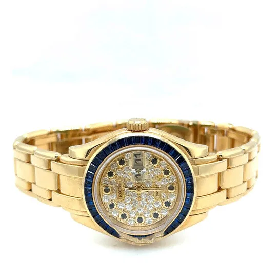 Original Preowned Rolex Pearlmaster Automatic Diamond Ladies Watch 69308 JMS always Watches