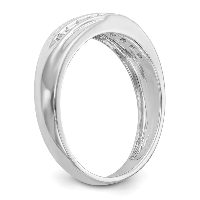 Rings 14K White Gold Diamond Mens Band Goldiacom