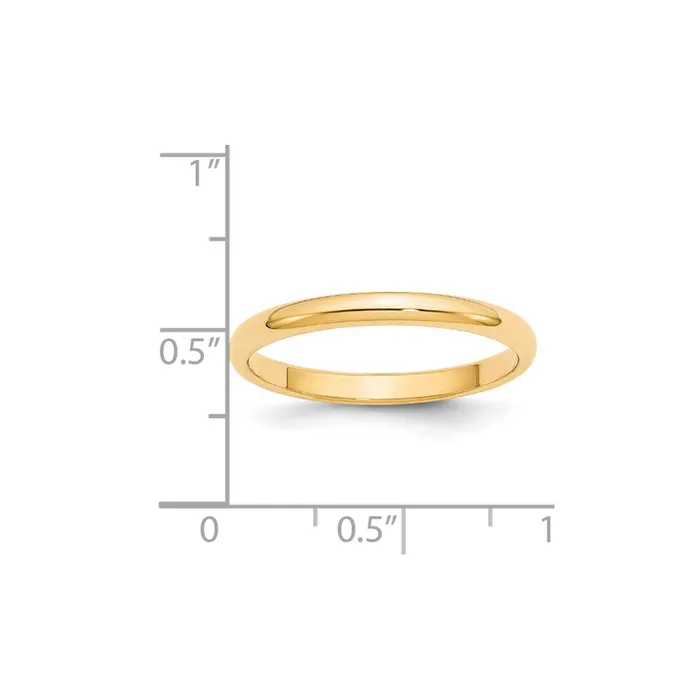 Rings Goldia Solid 14K Yellow Gold 25mm Half Round MensWomens Wedding Band Ring Size 12 Rings Goldia Solid 14K Yellow Gold 25mm Half Round MensWomens Wedding Band Ring Size 12