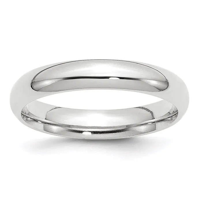 Rings Goldia Solid 18K Yellow Gold White Gold 4mm Comfort Fit MensWomens Wedding Band Ring Size 85