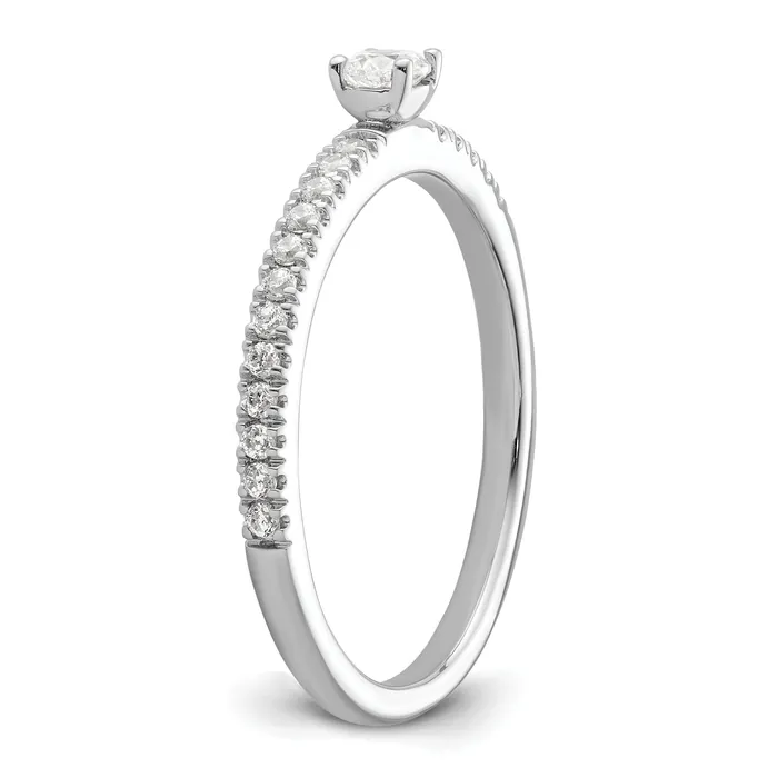 Rings Goldia Two Promises 14k White Gold 14 Ct Lab Grown Diamond VSSI G Promise Band Ring