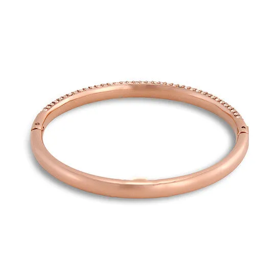 Rings JMS always Original Swarovski Rose GoldTone Stone Mini Bangle Small Rings JMS always Original Swarovski Rose GoldTone Stone Mini Bangle Small