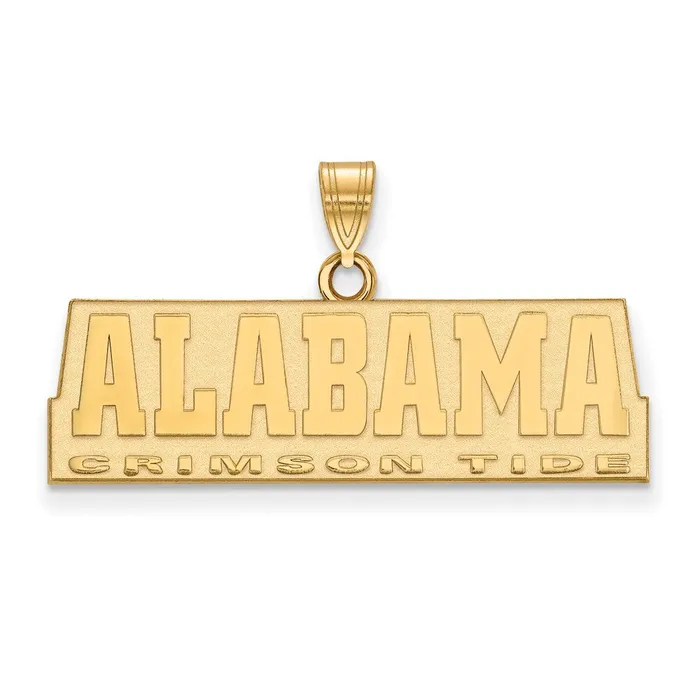 14k Gold University of Alabama Crimson Tide Medium Pendant TreasureFineJewelers Necklaces 14k Gold University of Alabama Crimson Tide Medium Pendant TreasureFineJewelers Necklaces