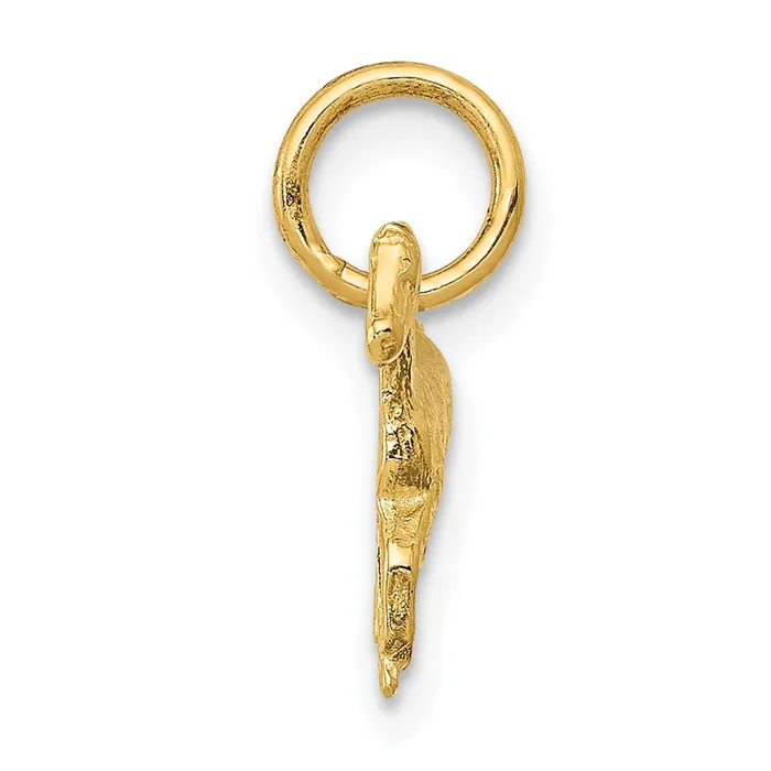 Charm Necklaces TreasureFineJewelers 14k Yellow Gold Polished Horse Charm