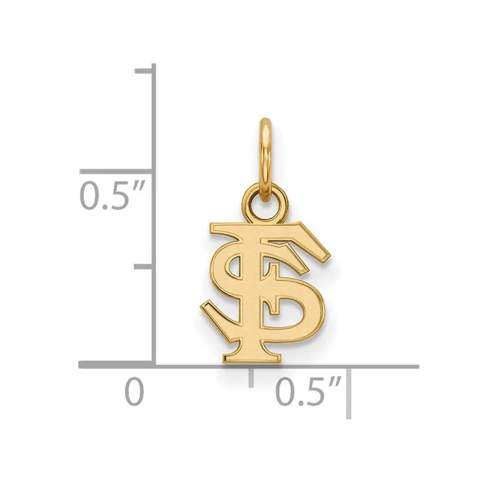 PreStyled Sets TreasureFineJewelers 10K Yellow Gold Florida State University XS Pendant
