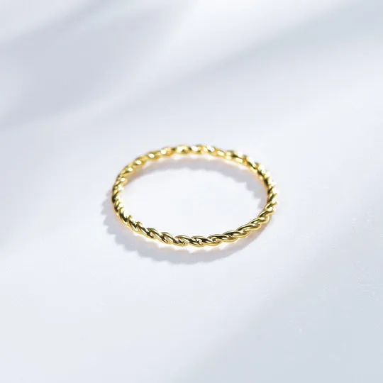Trendolla Jewelry Rings Twisted Stackable Wedding Highs And Lows Ring