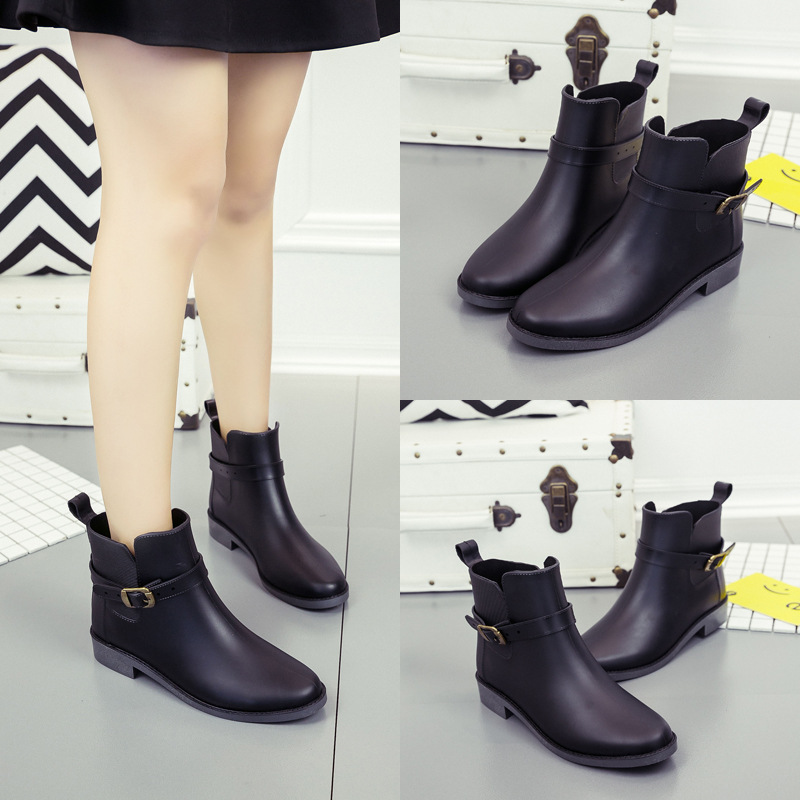 Ankle Boots | Leather Buckle Flatform Ankle Boots  – Womens Ankle Boots Ankle Boots