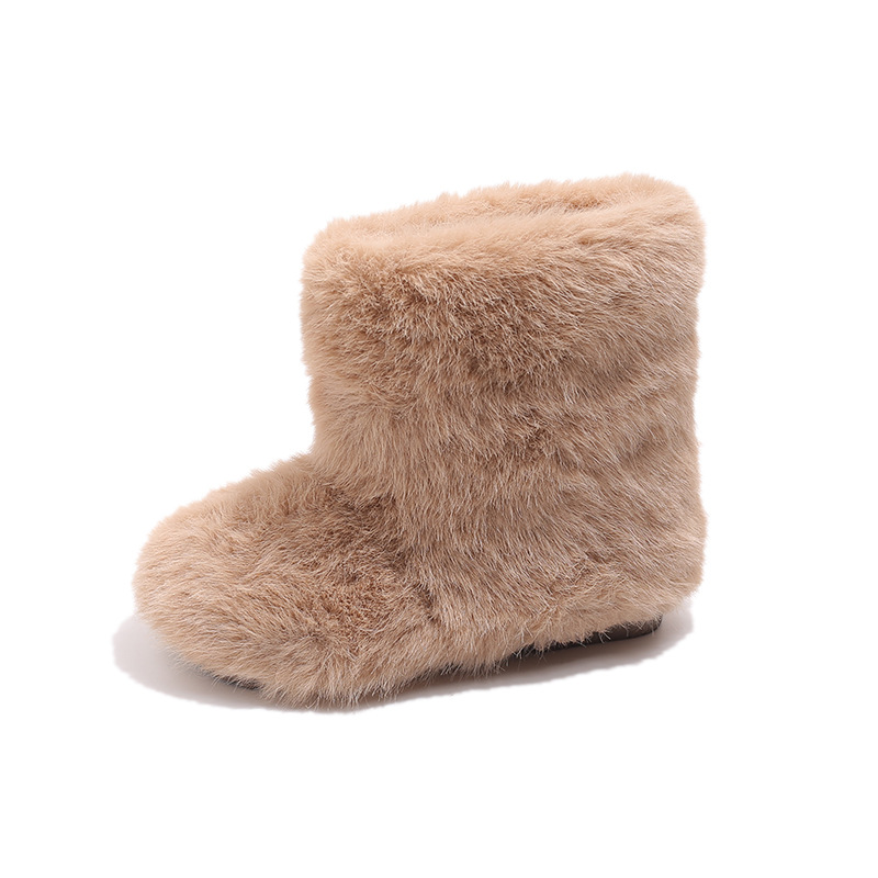 Boots | Faux Fur Slipper Boots  – Womens Boots Boots