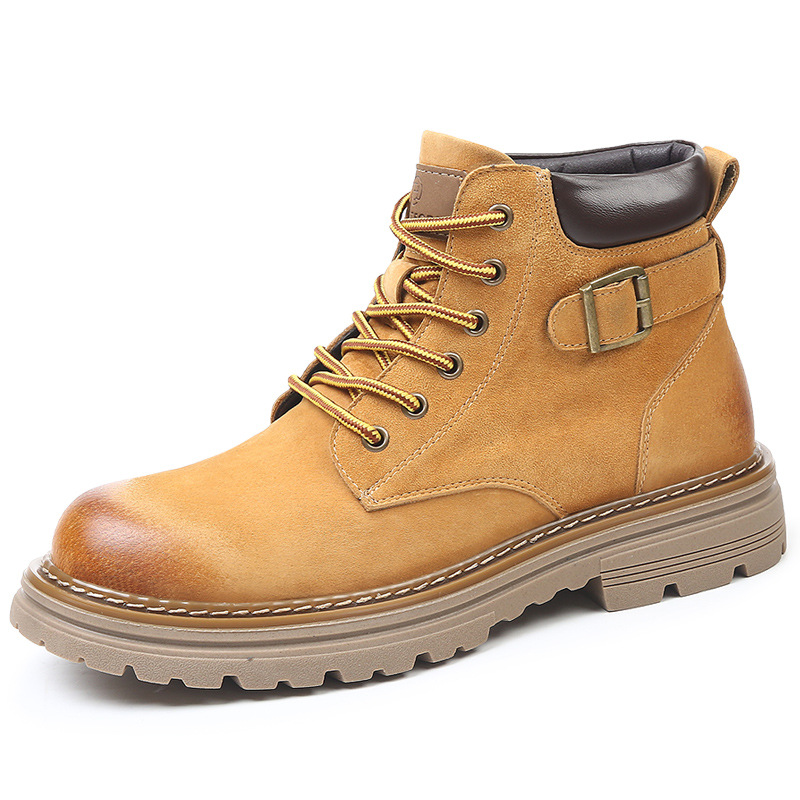 Boots | Leather Cleated Sole Boots  – Mens Boots Boots