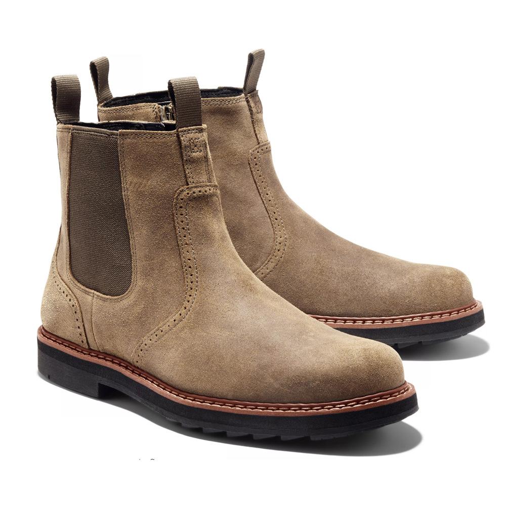 Boots | Waterproof Nubuck Chelsea Boots  – Mens Boots Boots