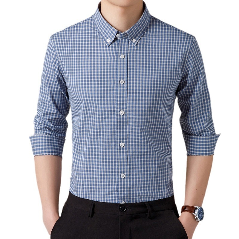 Casual Shirts | Cotton Rich Gingham Check Oxford Shirt  – Mens Casual Shirts Casual Shirts