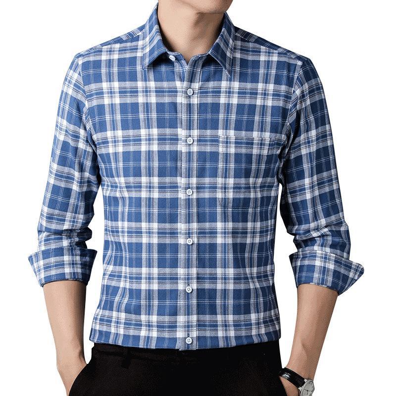 Casual Shirts | Easy Iron Pure Cotton Check Oxford Shirt  – Mens Casual Shirts Casual Shirts