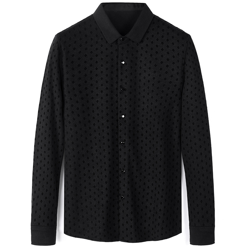 Casual Shirts | Pure Cotton Flock Textured Shirt  – Mens Casual Shirts Casual Shirts