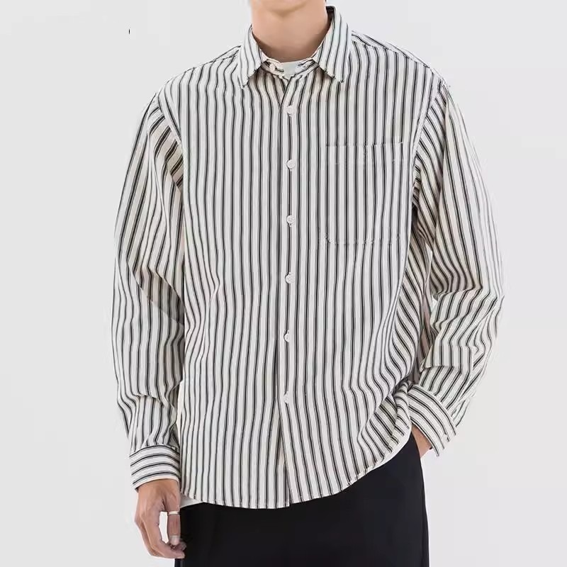 Casual Shirts | Pure Cotton Striped Seersucker Shirt  – Mens Casual Shirts Casual Shirts