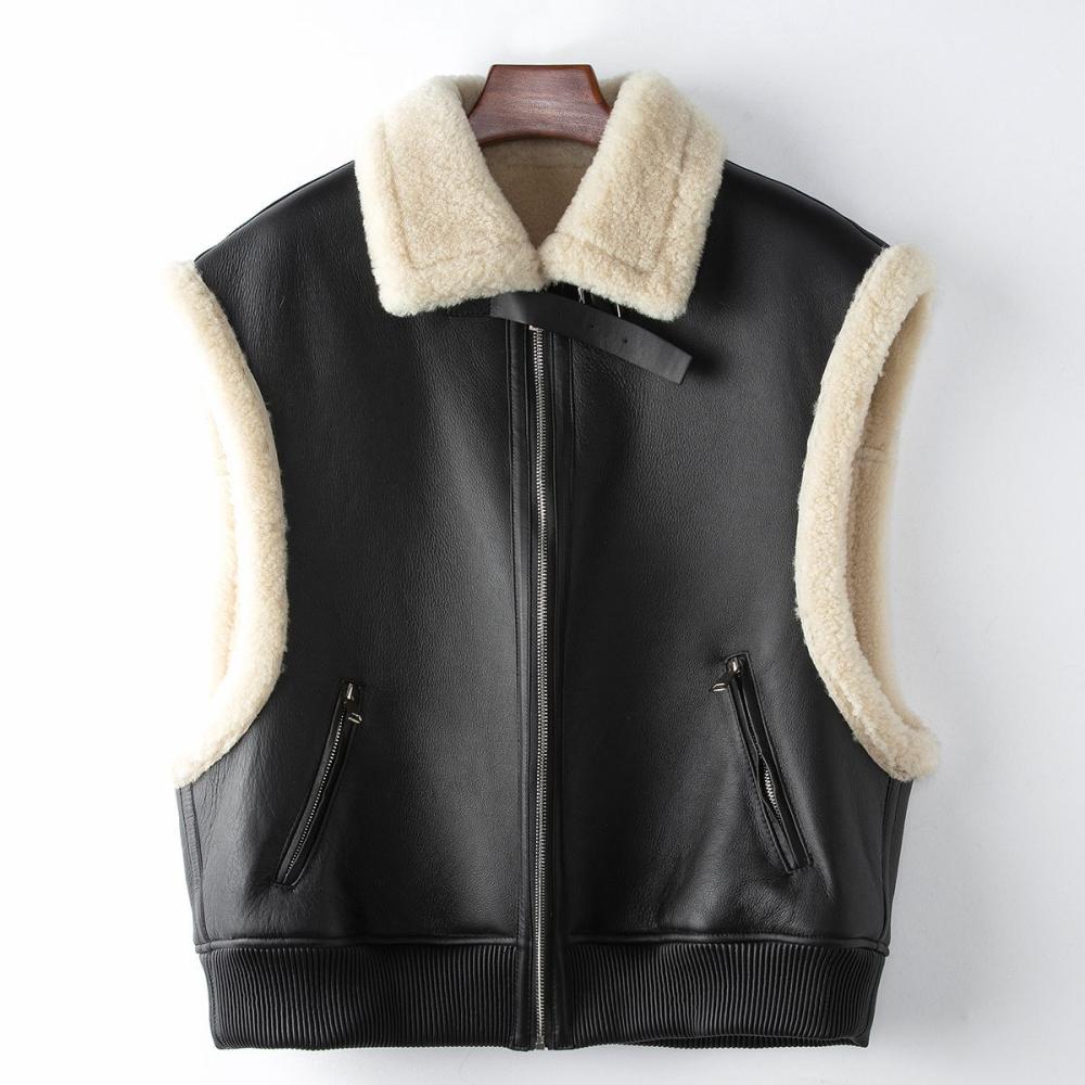 Coats & Jackets | Faux Shearling Collared Aviator Gilet  – Womens Clothing Coats & Jackets