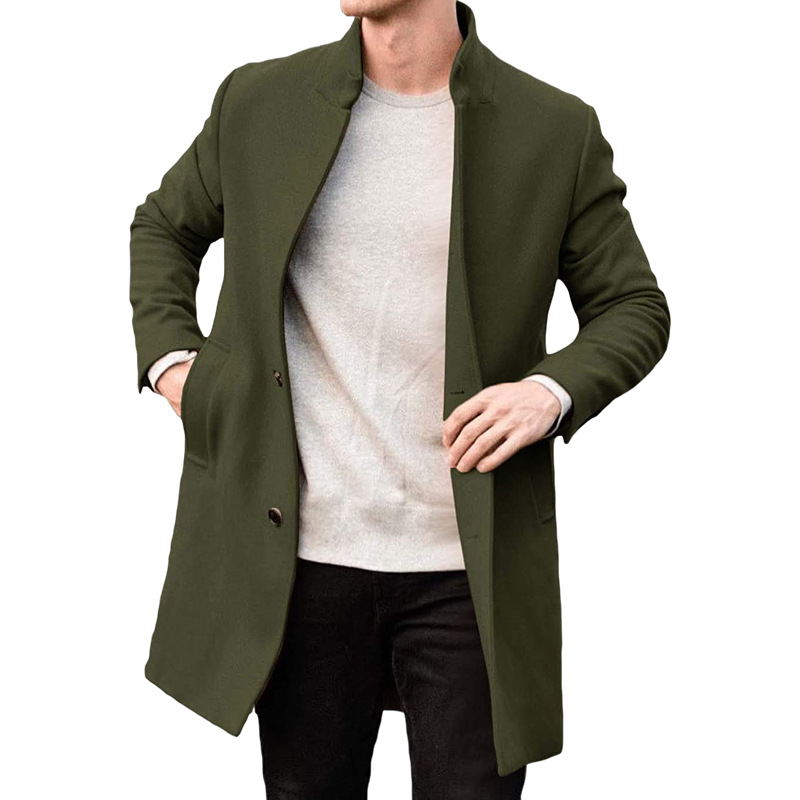 Coats & Jackets | Funnel Neck Coat  – Mens Clothing Coats & Jackets