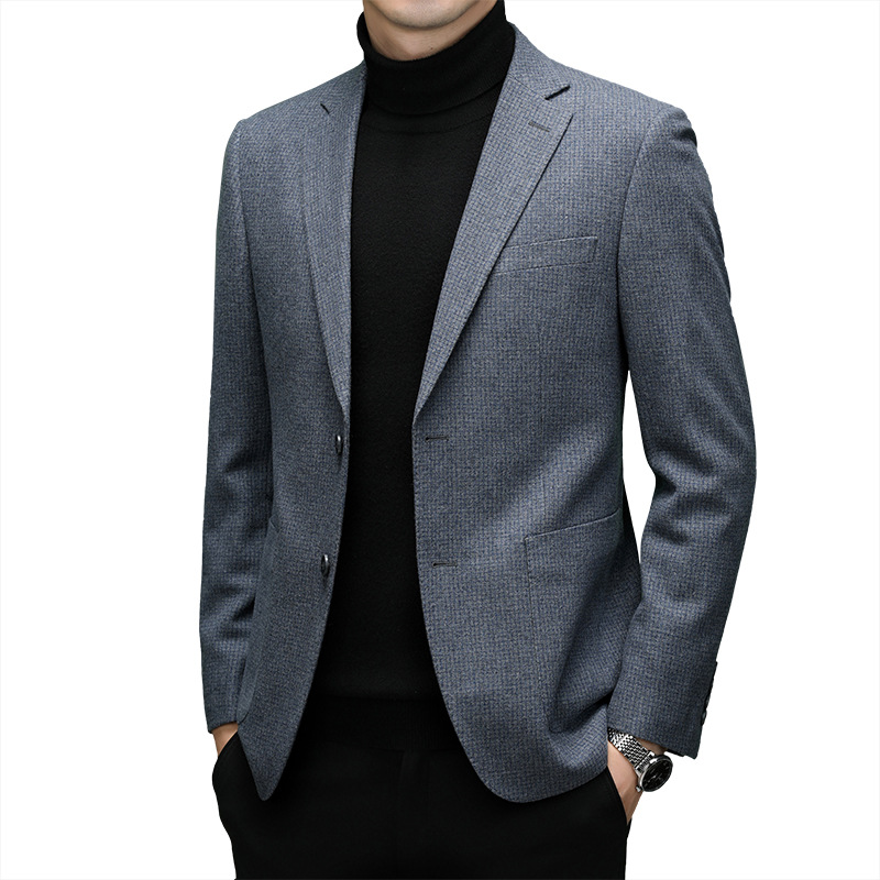 Coats & Jackets | Italian Linen Blend Textured Blazer  – Mens Clothing Coats & Jackets