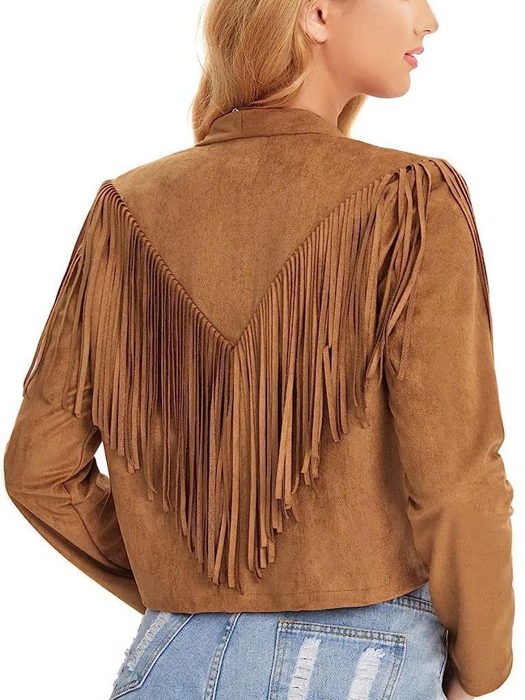 Coats & Jackets | Suede Fringe Jacket  – Womens Clothing Coats & Jackets