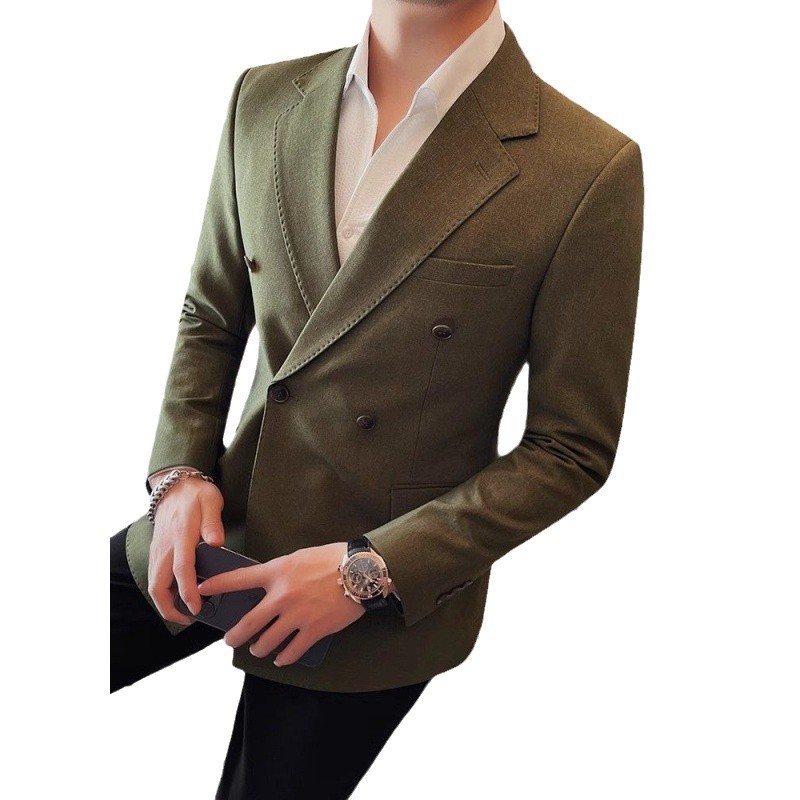 Coats & Jackets | Tailored Fit Wool Blend Twill Blazer  – Mens Clothing Coats & Jackets