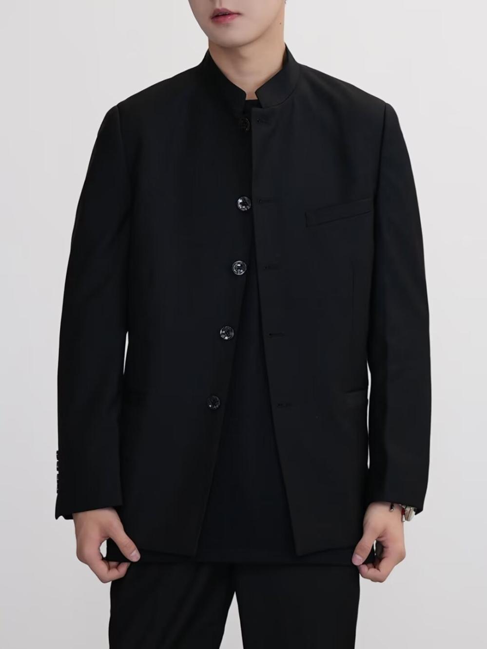 Coats & Jackets | Textured Jacquard Nehru Jacket  – Mens Clothing Coats & Jackets