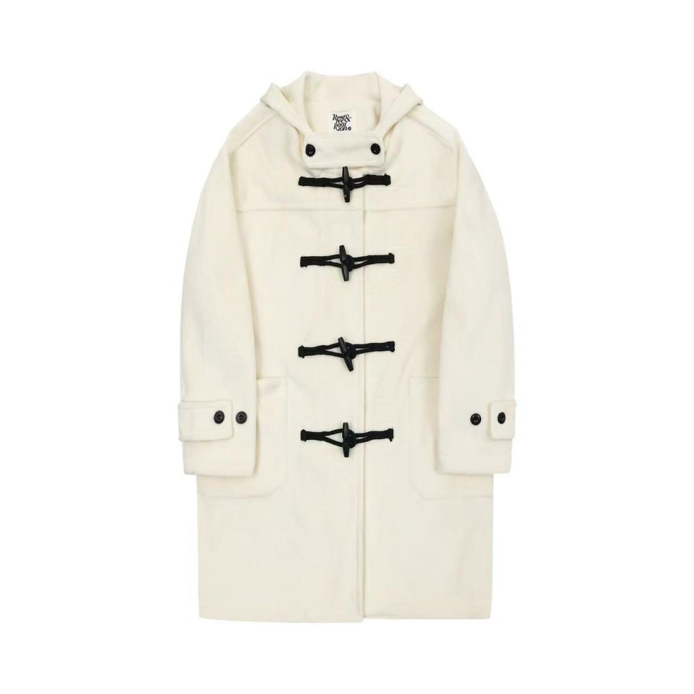 Coats & Jackets | Wool Blend Hooded Short Duffle Coat  – Womens Clothing Coats & Jackets