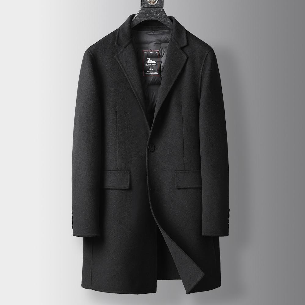 Coats & Jackets | Wool Blend Revere Coat  – Mens Clothing Coats & Jackets